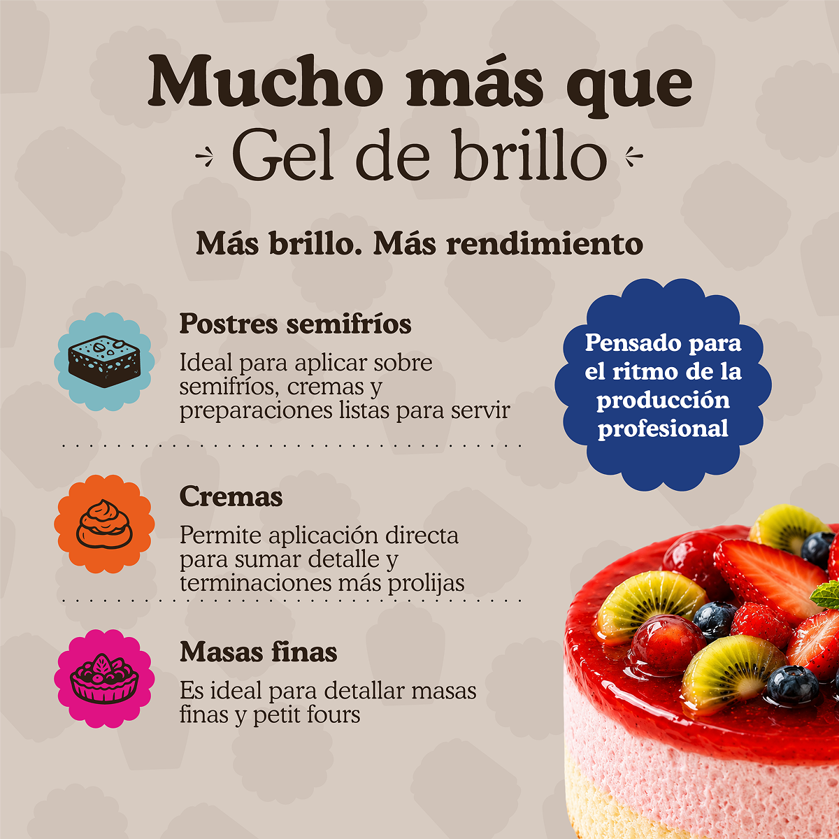 Destello Gel de Brillo Ledevit Sabor Frutilla x 310g imagen 4