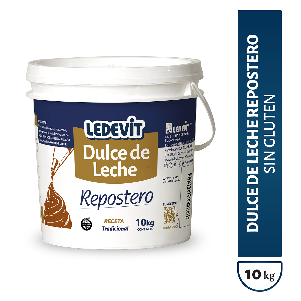 Dulce de Leche Repostero Ledevit x 10 Kg imagen principal