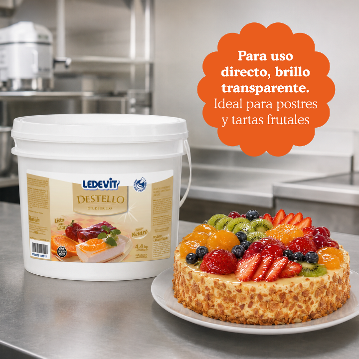 Destello Gel de Brillo Ledevit Sabor Frutilla x 310g imagen secundaria