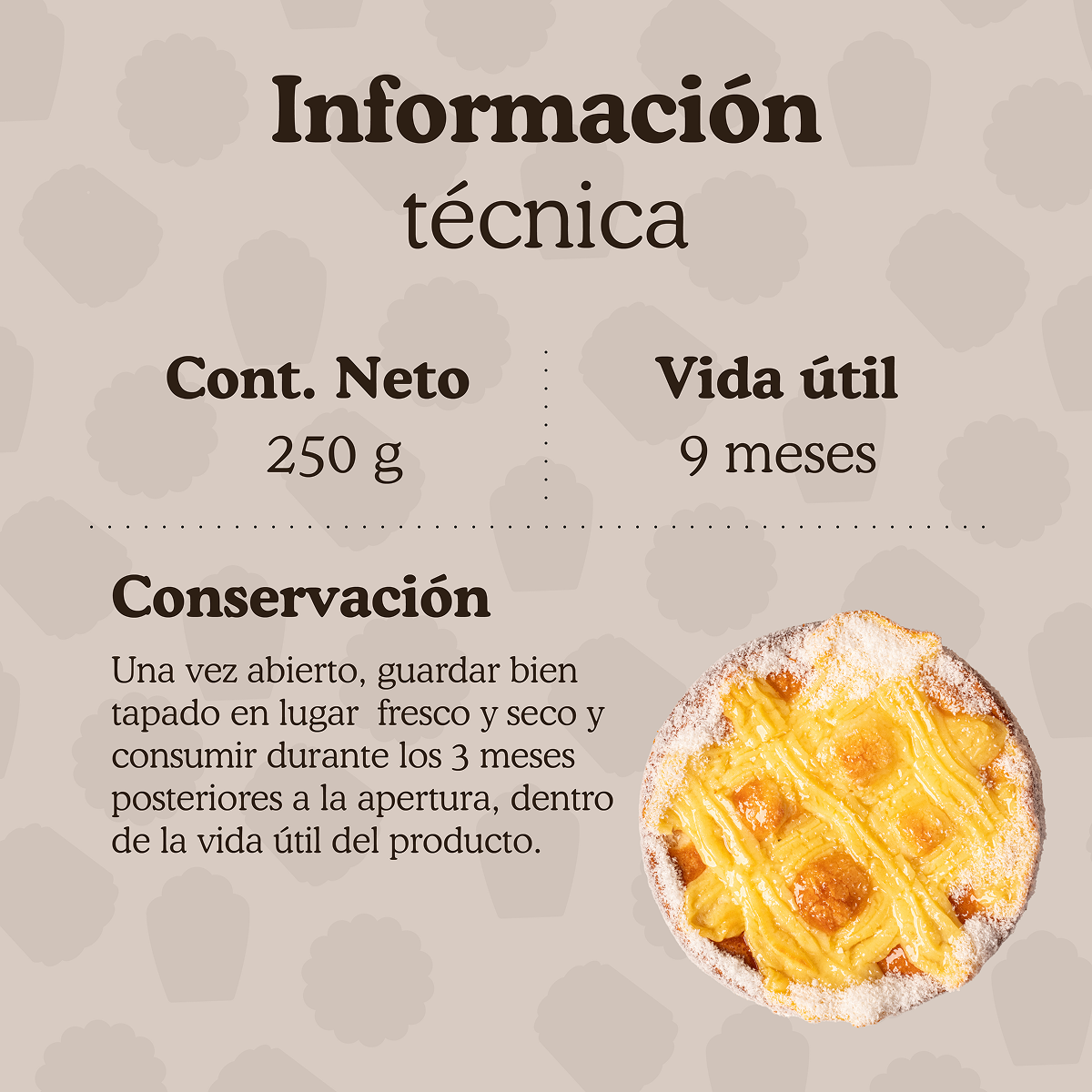 Polvo para preparar Crema Pastelera Ledevit x 250g imagen 7