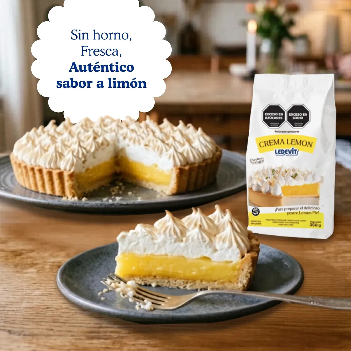 Polvo para preparar Crema Lemon Ledevit x 250g | Caja x10U imagen 8