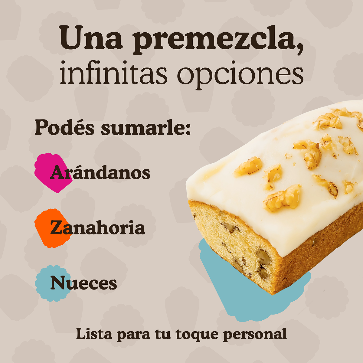 Premezcla para preparar Budín de Vainilla Ledevit x 500g | Caja x12U imagen 4