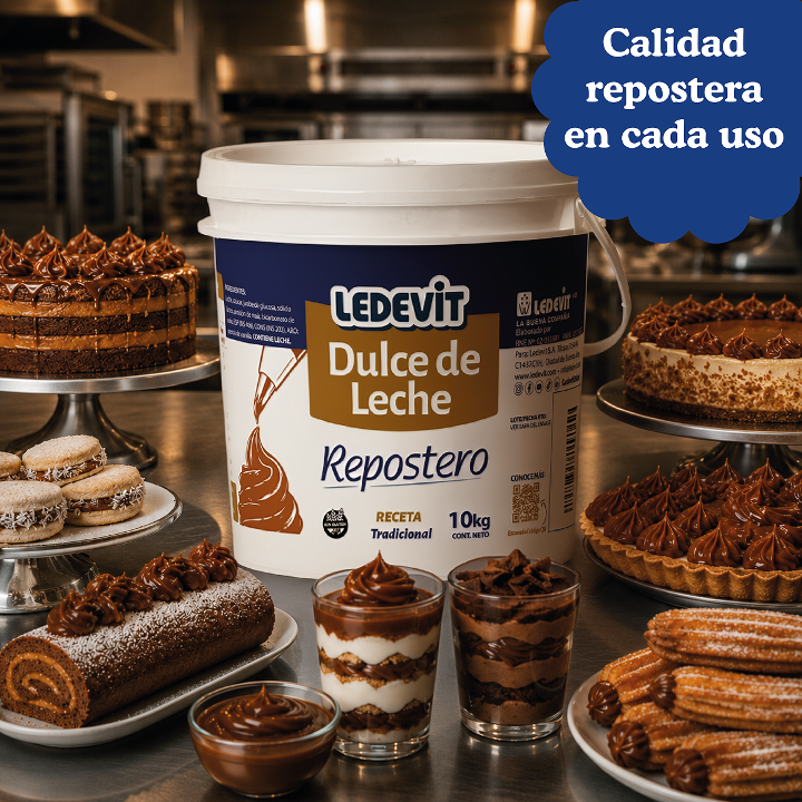 Dulce de Leche Repostero Ledevit x 10 Kg imagen 8