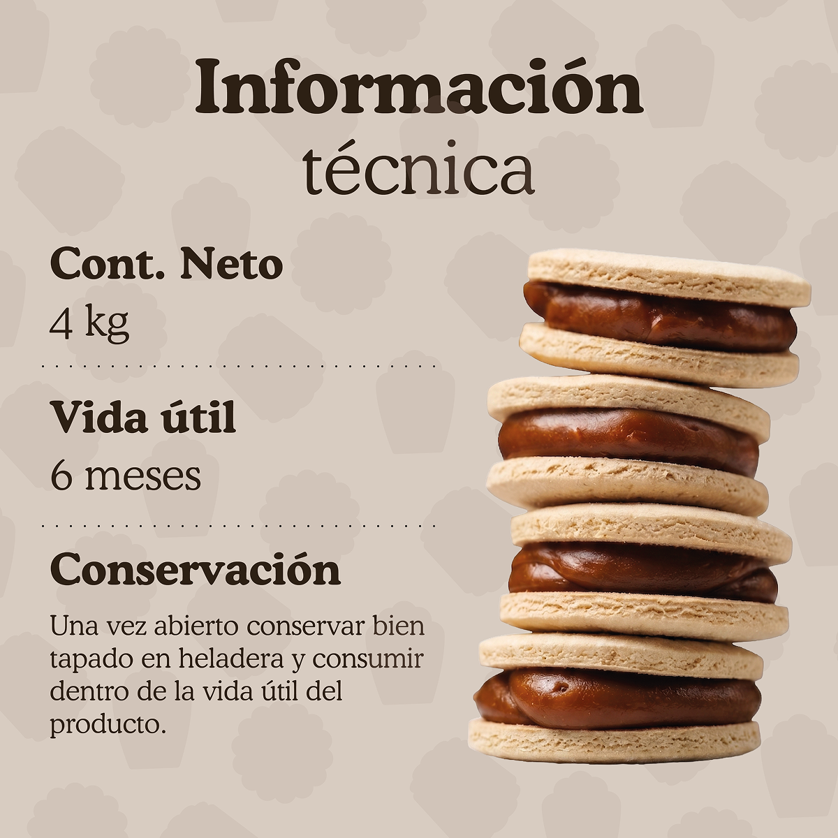 Dulce de Leche Repostero Ledevit x 4 Kg imagen 7