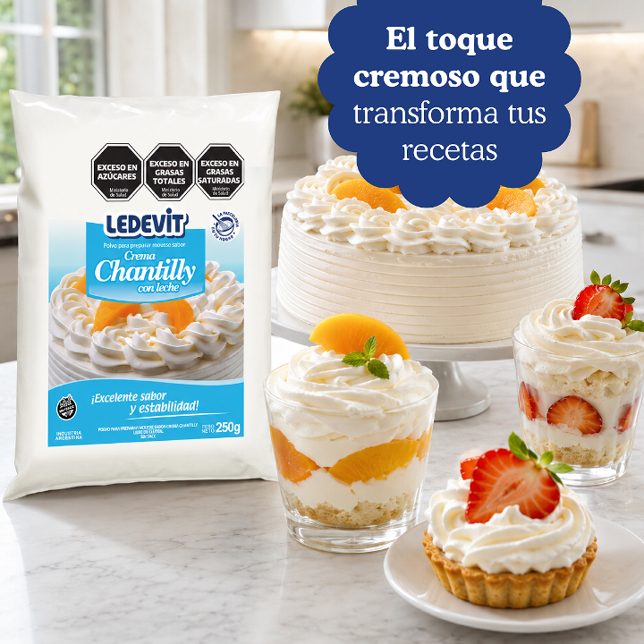 Polvo para preparar Chantilly Ledevit x 250g imagen secundaria