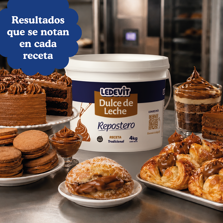 Dulce de Leche Repostero Ledevit x 4 Kg imagen secundaria