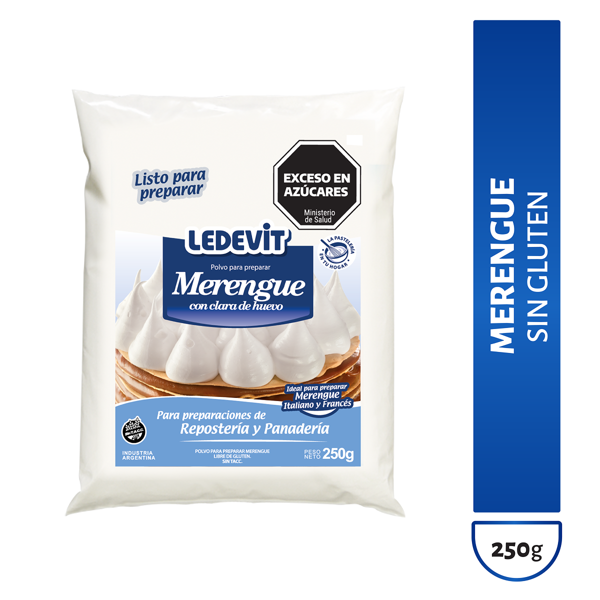 Polvo para preparar Merengue Ledevit x 250g imagen principal