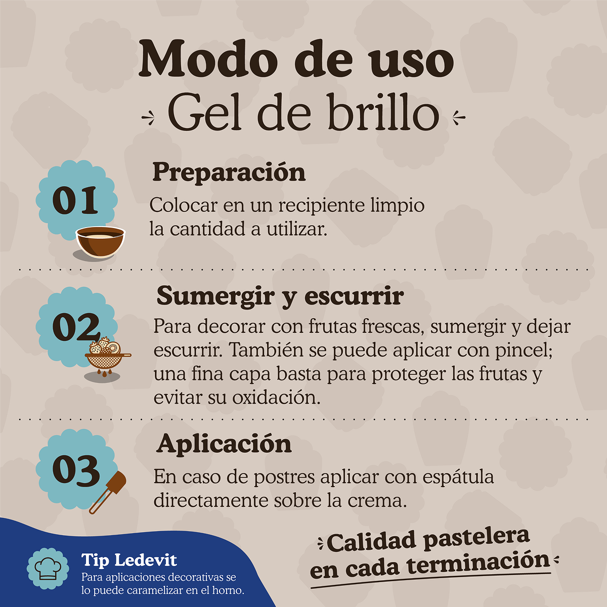 Destello Gel de Brillo Ledevit Sabor Frutilla x 310g imagen 8