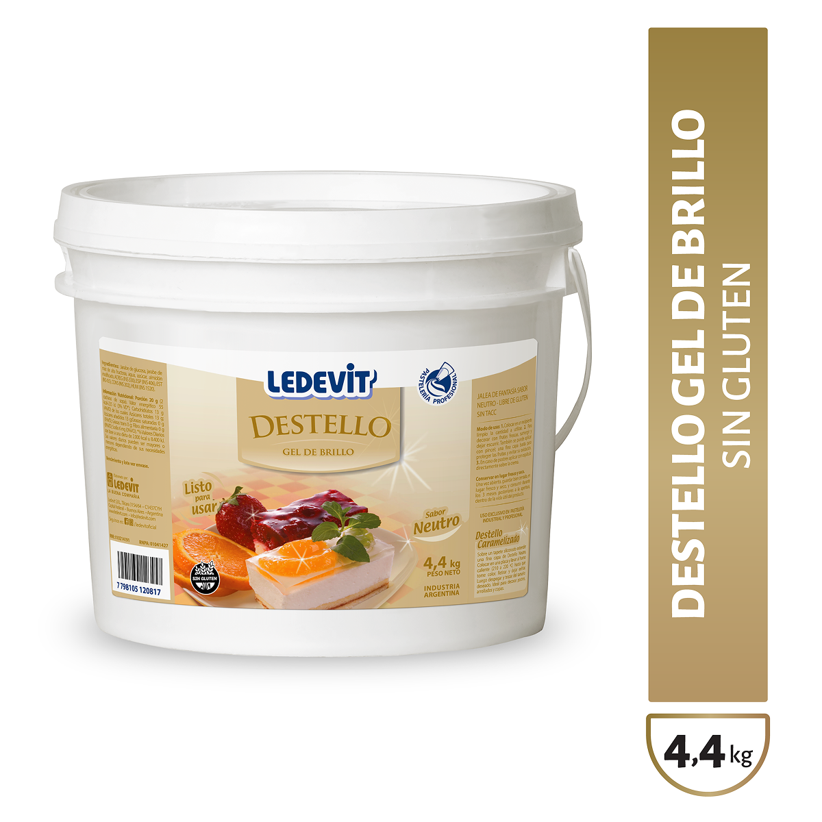 Destello Gel de Brillo Ledevit Sabor Neutro x 4,4Kg imagen principal