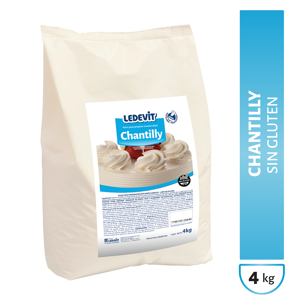 Polvo para preparar Chantilly Ledevit x 4Kg imagen principal