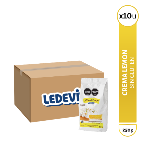 Polvo para preparar Crema Lemon Ledevit x 250g | Caja x10U imagen principal