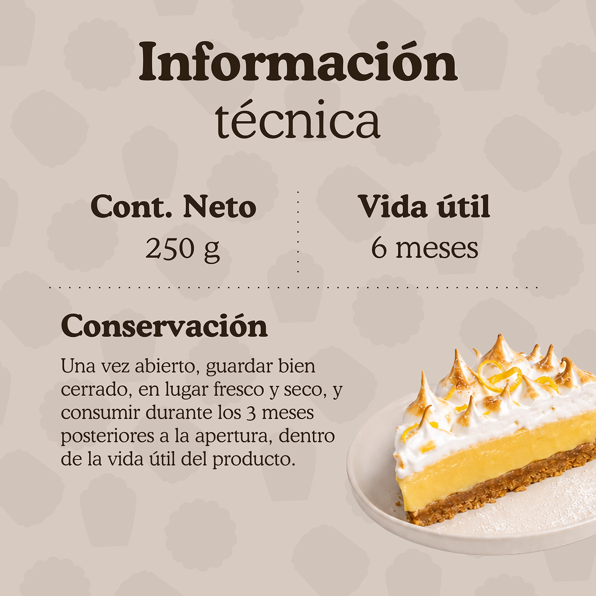 Polvo para preparar Crema Lemon Ledevit x 250g | Caja x10U imagen 7