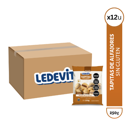 Premezcla para preparar Tapitas de alfajor Ledevit x 250g | Caja x12U imagen principal