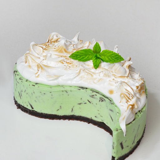 Cheesecake de menta
