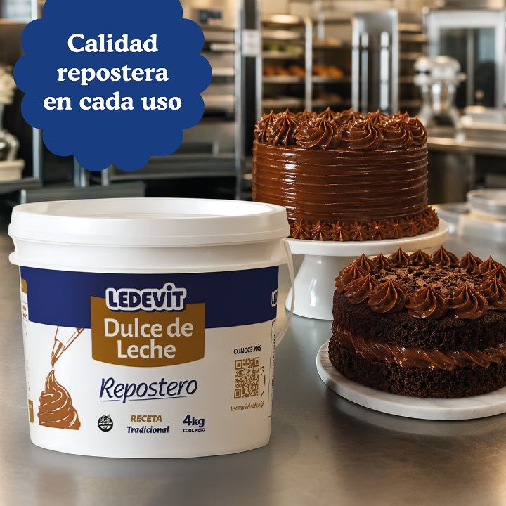 Dulce de Leche Repostero Ledevit x 4 Kg imagen 8